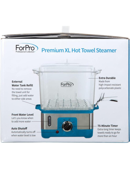 Calentador de Toallas Calientes ForPro Premium XL 9 Toallas Calentador de Toallas Calientes ForPro Premium XL 9 Toallas