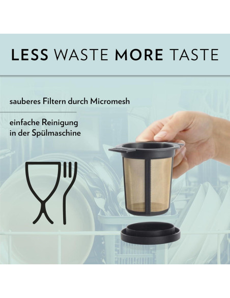 Canasta de Infusión Reutilizable Finum Acero Inoxidable Negra Canasta de Infusión Reutilizable Finum Acero Inoxidable Negra