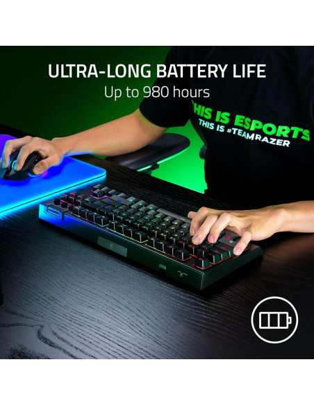 Teclado Mecánico Inalámbrico Razer BlackWidow V4 TKL RGB Teclado Mecánico Inalámbrico Razer BlackWidow V4 TKL RGB