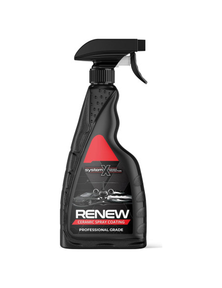 Recubrimiento Cerámico en Spray System X Renew 500 ml - Ultra Hidrofóbico Recubrimiento Cerámico en Spray System X Renew 500 ml - Ultra Hidrofóbico