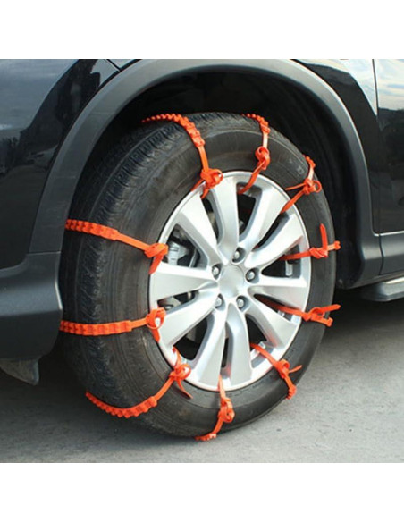 Cadenas de Nieve para Neumáticos Gatuida 20 Pcs Antideslizantes Cadenas de Nieve para Neumáticos Gatuida 20 Pcs Antideslizantes