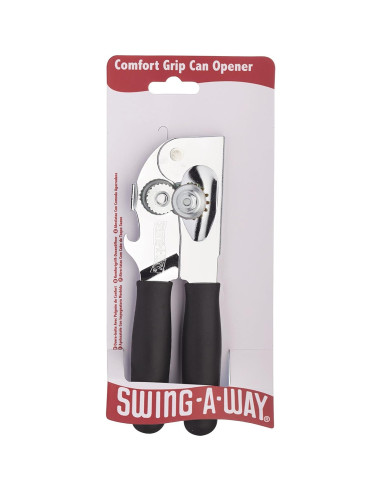 Abrelatas manual Swing-A-Way 18 cm acero negro