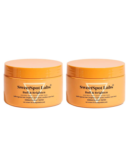 SweetSpot Labs Almohadillas Exfoliantes 2 Pack para Vellos Encarnados SweetSpot Labs Almohadillas Exfoliantes 2 Pack para Vellos Encarnados