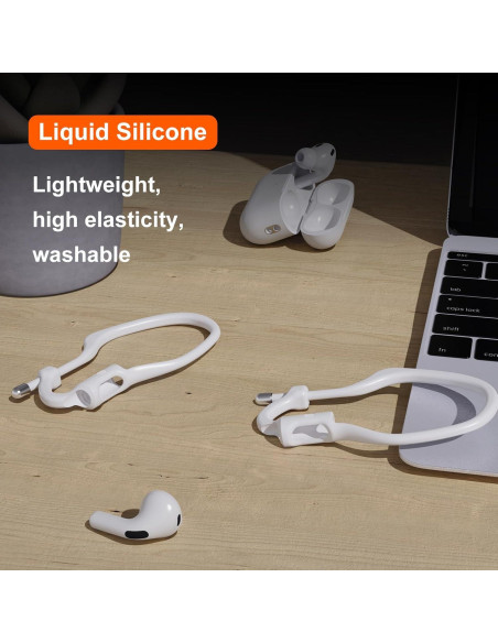 Ganchos para Oídos Haireca para AirPods Pro y 1-4 Ajustables Ganchos para Oídos Haireca para AirPods Pro y 1-4 Ajustables