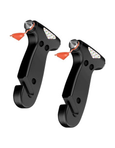 Martillo de Seguridad KITUREK 2pcs para Automóvil - Escape Emergencia