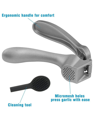 Prensa de Ajo Pámpered Chef GP22, Ergonómica, Apta Lavavajillas