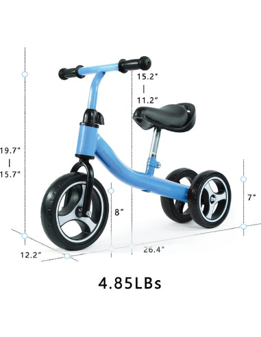 Bicicleta de Equilibrio Chestnuter para Bebés 1-3 Años Azul