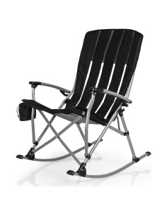 Silla de Camping Balancín Picnic Time - XL Plegable Negra