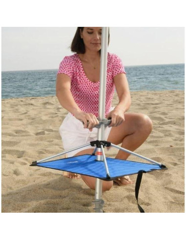 Sombrilla de Playa T0MMY BAHAMA 2.44m con Ventilación y Ancla