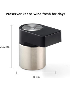 Tapon y soporte multifuncional Rabbit para botellas de vino 2