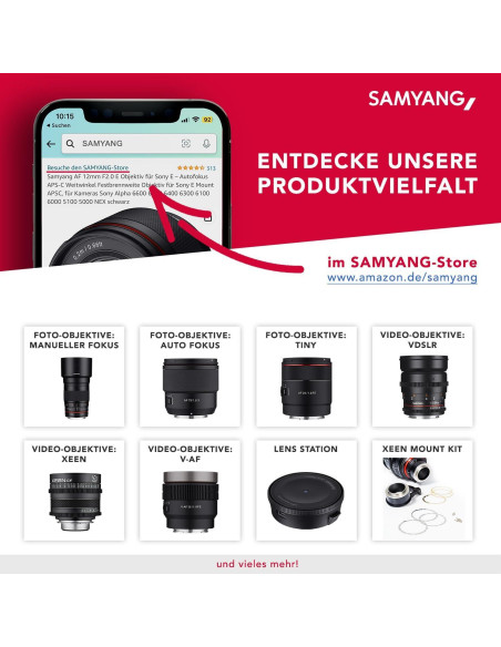 Lente Samyang 85mm T1.5 VDSLR II Micro Cuatro Tercios Lente Samyang 85mm T1.5 VDSLR II Micro Cuatro Tercios