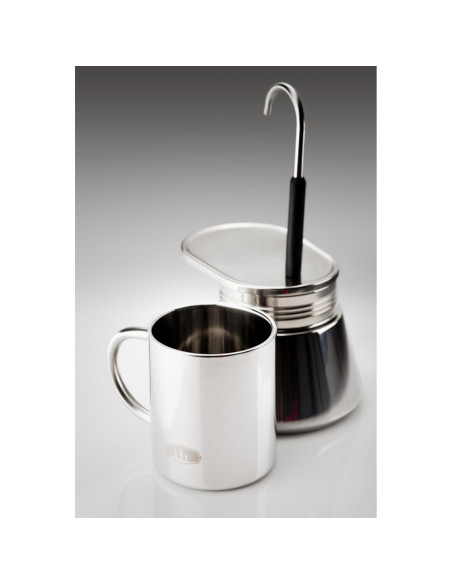 Cafetera Espresso Manual GSI Outdoors 4 Tazas Acero Inoxidable Cafetera Espresso Manual GSI Outdoors 4 Tazas Acero Inoxidable
