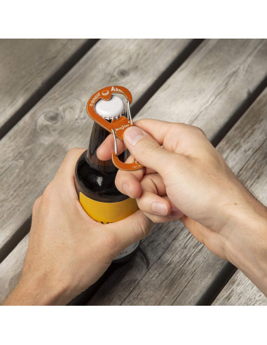 NITE IZE S-Biner Ahhh - Mosquetón Doble con Abridor de Botellas