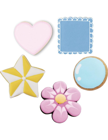 Juego de Cortadores de Galletas Ann Clark 5 Piezas Acero Inoxidable