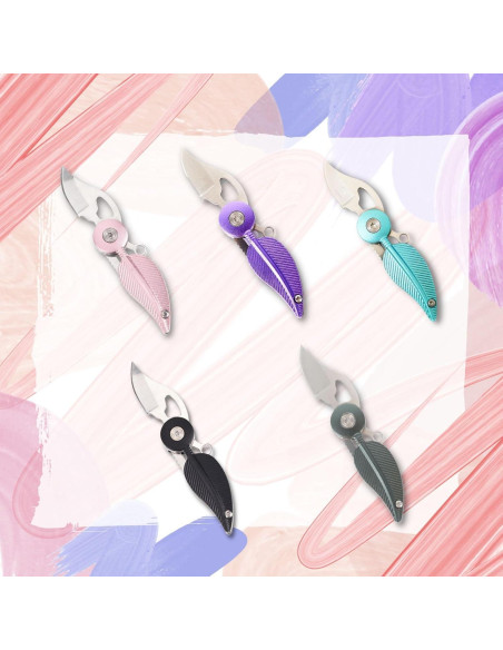 Cuchillo de bolsillo mini CHJIANAO verde oscuro EDC 9.7 cm Cuchillo de bolsillo mini CHJIANAO verde oscuro EDC 9.7 cm