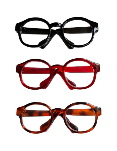 Gafas para Muñecas Lopau - 3 Piezas, 10-17 cm, 3 Colores