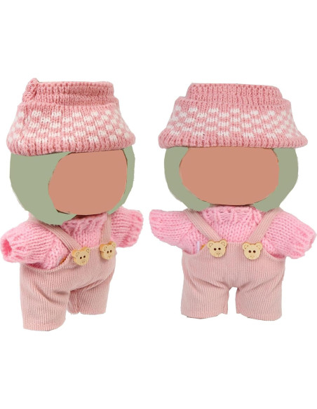 Conjunto de Ropa para Muñecas 17cm YAUNFY 3 Piezas Rosa Conjunto de Ropa para Muñecas 17cm YAUNFY 3 Piezas Rosa