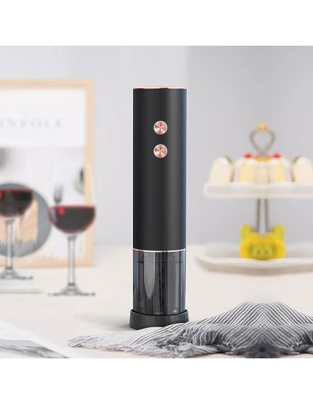 Abridor de Botellas de Vino Eléctrico YYDSBAYS Dorado Recargable Abridor de Botellas de Vino Eléctrico YYDSBAYS Dorado Recargable