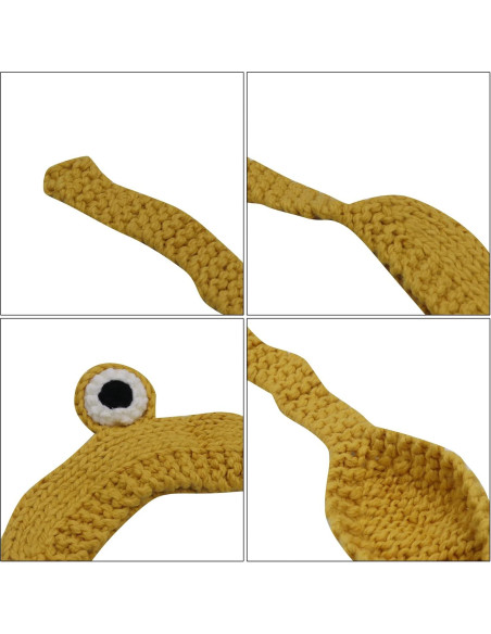 Gorro de Rana Tejido a Mano ANKOMINA para Niños y Adultos Gorro de Rana Tejido a Mano ANKOMINA para Niños y Adultos