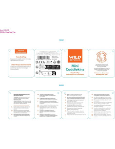 Peluche cría de foca arpa Wild Republic 20 cm blanco 2