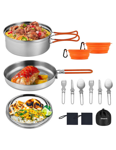 Juego de Utensilios de Cocina Camping KingCamp 17 Piezas Juego de Utensilios de Cocina Camping KingCamp 17 Piezas