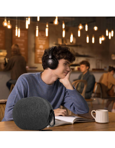 Funda Dura GEVO para Auriculares Beats Studio Pro/Solo - Gris