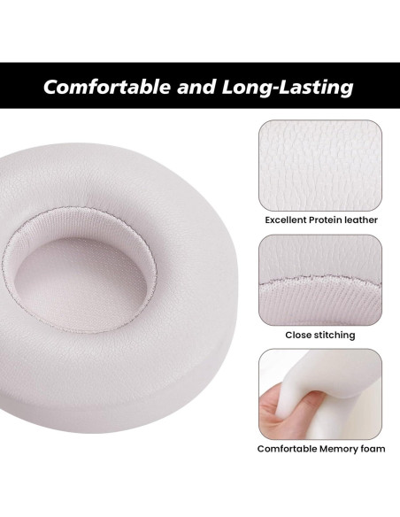 Almohadillas de Reemplazo Beats Solo 4 Rosa - Suave y Duraderas Almohadillas de Reemplazo Beats Solo 4 Rosa - Suave y Duraderas