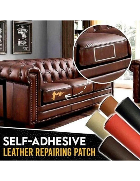 Reparador de Cuero Autoadhesivo Sofarefinish Negro 34.3x119.4 cm Reparador de Cuero Autoadhesivo Sofarefinish Negro 34.3x119.4 cm