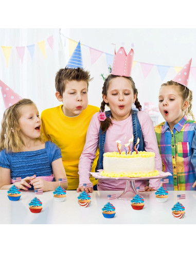 Forros para Cupcakes Mini COcnny - 600 Piezas Patrióticos
