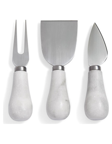 Juego de Herramientas para Queso HIC Kitchen 3 Piezas Acero Inoxidable