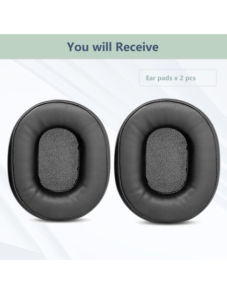 Almohadillas de Reemplazo para Auriculares Redragon H510 Zeus - Cuero y Espuma Almohadillas de Reemplazo para Auriculares Redragon H510 Zeus - Cuero y Espuma