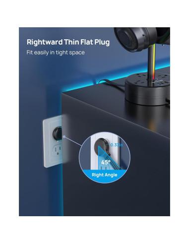 Soporte para Auriculares TROND con Carga Rápida PD 20W USB-C