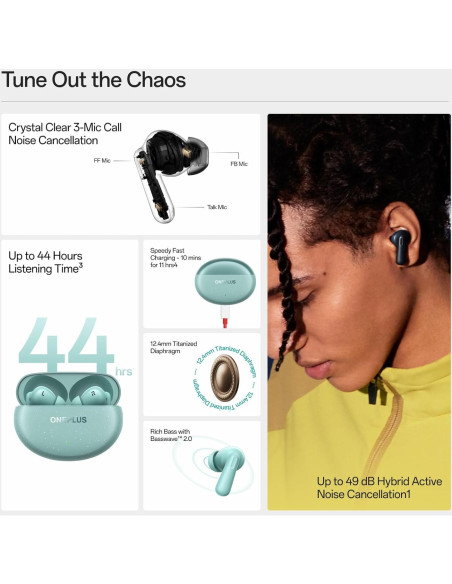 Auriculares Inalámbricos OnePlus Nord Buds 3 Pro con ANC Auriculares Inalámbricos OnePlus Nord Buds 3 Pro con ANC
