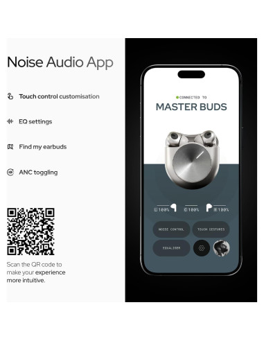 Auriculares In-Ear Bluetooth Bose Master Buds Onyx 49dB ANC