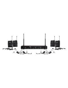 Sistema de Micrófonos Inalámbricos Gemini Sound UHF-04HL