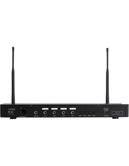 Sistema de Micrófonos Inalámbricos Gemini Sound UHF-04HL Sistema de Micrófonos Inalámbricos Gemini Sound UHF-04HL