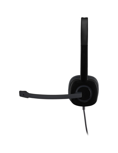 Auriculares Estéreo Logitech H151 con Micrófono y Control de Volumen Auriculares Estéreo Logitech H151 con Micrófono y Control de Volumen