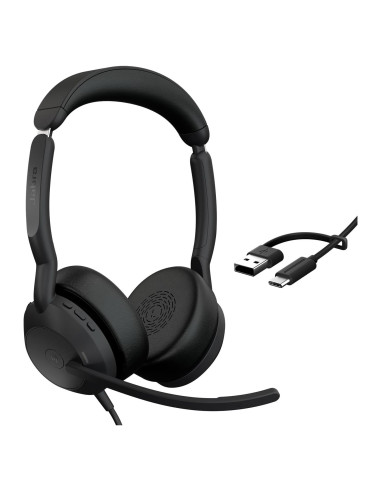 Auriculares Jabra Evolve2 50 con Cable y Bluetooth - Cancelación de Ruido