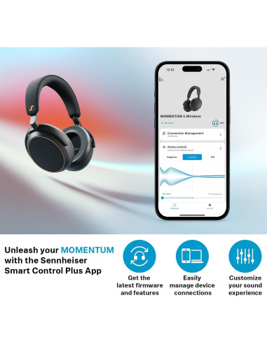 Auriculares Inalámbricos Sennheiser Momentum 4 - Bluetooth 60h ANC
