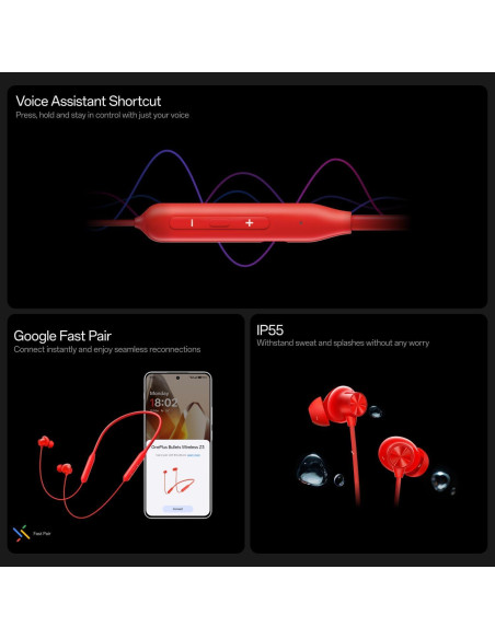 Auriculares In Ear OnePlus Bullets Wireless Z3 Bluetooth 5.0 Auriculares In Ear OnePlus Bullets Wireless Z3 Bluetooth 5.0