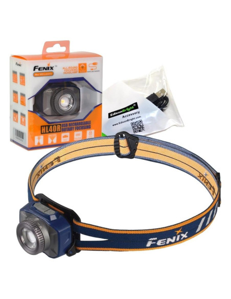 Linterna LED CREE Fenix HL40R 600 lúmenes recargable USB Linterna LED CREE Fenix HL40R 600 lúmenes recargable USB