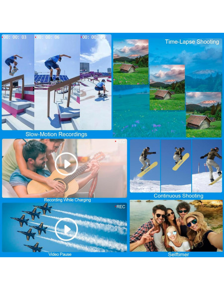Cámara Digital OIEXI 4K 72MP Zoom Óptico 12X Pantalla 3" Cámara Digital OIEXI 4K 72MP Zoom Óptico 12X Pantalla 3"
