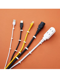 Juvale 500 Clips de Cable Redondos para Montaje en Pared 4-14mm 2