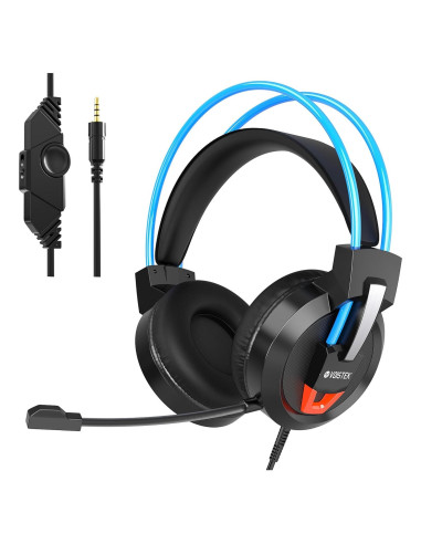 Auriculares Gaming Voistek V9 Azul 50mm con Micrófono Cancelación Ruido