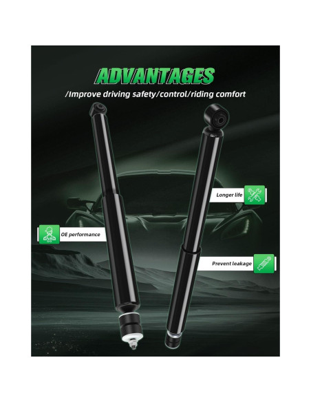 Amortiguadores Traseros SCITOO para Scion xD y Toyota Prius C/Yaris Amortiguadores Traseros SCITOO para Scion xD y Toyota Prius C/Yaris