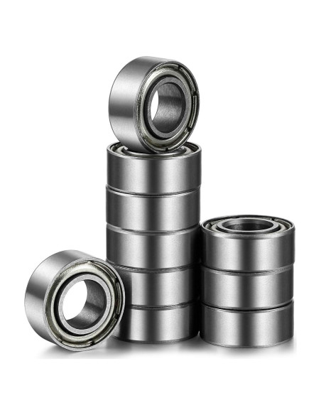 Rodamientos Donepart MR52ZZ 2x5x2.5mm Doble Sellado - 10 Piezas Rodamientos Donepart MR52ZZ 2x5x2.5mm Doble Sellado - 10 Piezas