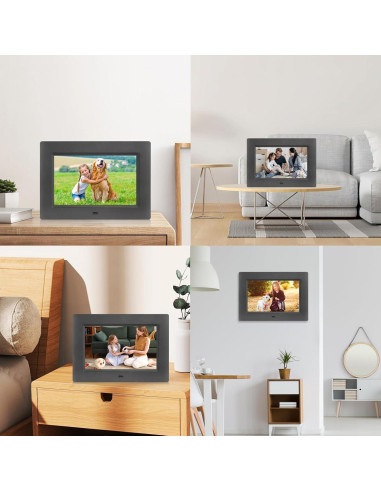 Marco de Fotos Digital Irednolw 7" HD USB/SD Control Remoto