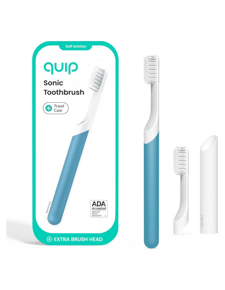 Cepillo de dientes eléctrico Quip Sonic con estuche viaje - Azul Cepillo de dientes eléctrico Quip Sonic con estuche viaje - Azul