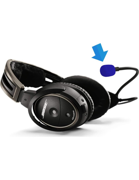 Funda de Parabrisas LEFXMOPHY para Micrófono Bose A20 A30 - Paquete de 3 Funda de Parabrisas LEFXMOPHY para Micrófono Bose A20 A30 - Paquete de 3