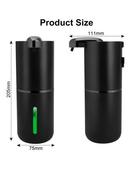 Dispensador Automático de Jabón Líquido Foyucool 380ml Sin Contacto Dispensador Automático de Jabón Líquido Foyucool 380ml Sin Contacto